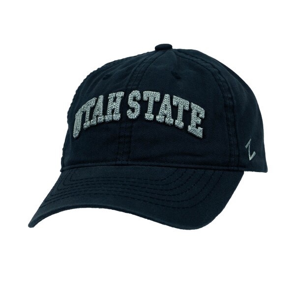 Utah State Cord-Embroidered Gray Navy Hat